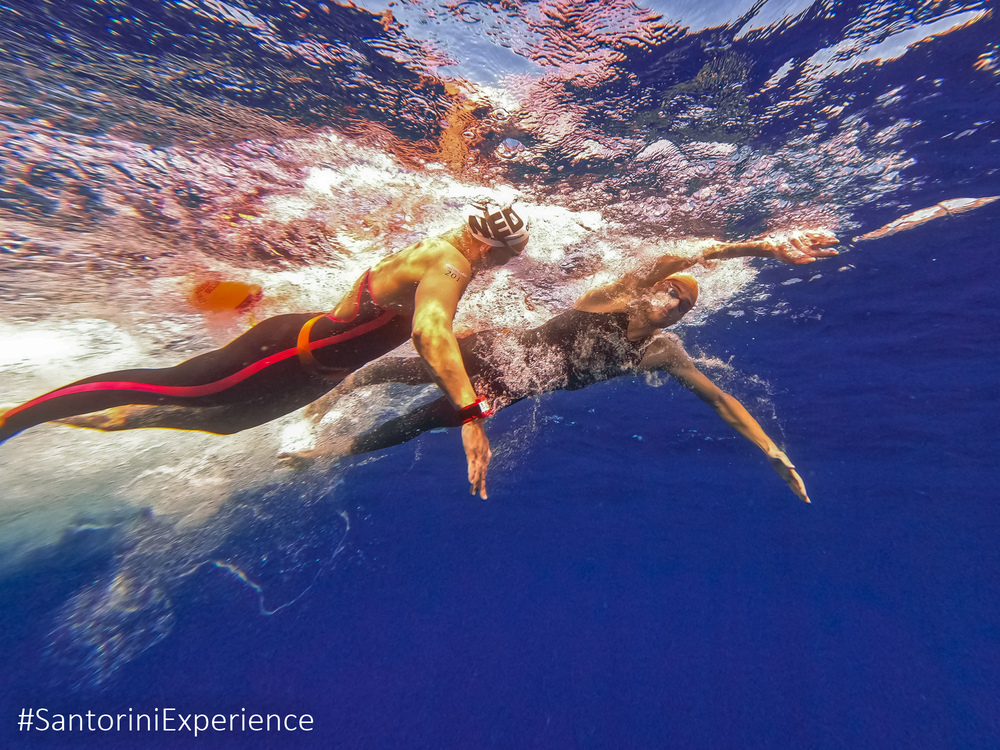 Santorini Experience - Open Water Swimming (photo by Elias Lefas) © ActiveMedia Group