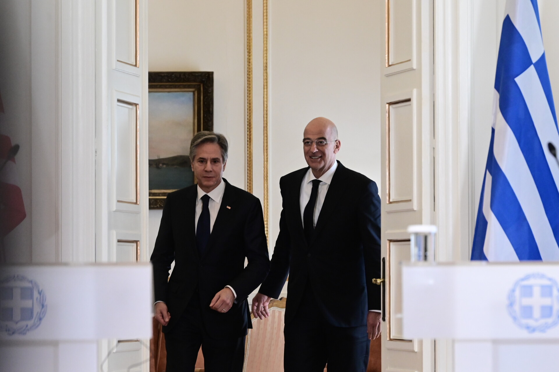 Συλλυπητήρια Μπλίνκεν σε Δένδια για το δυστύχημα στα Τέμπη