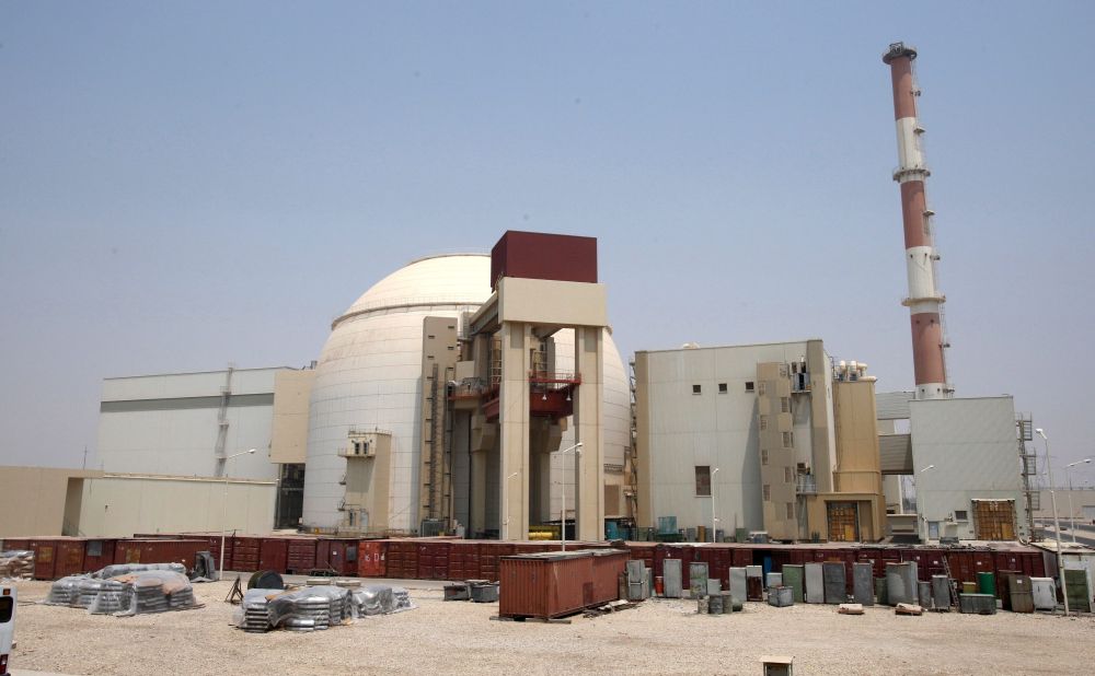 Πυρηνικός σταθμός παραγωγής ενέργειας στο Μπουσέρ στο νότιο Ιράν @ EPA/ABEDIN TAHERKENAREH