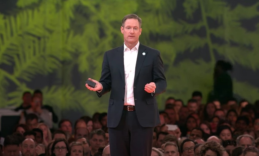 Ο Chief Operating Officer της Salesforce, Brian Millham © printscreen/youtube