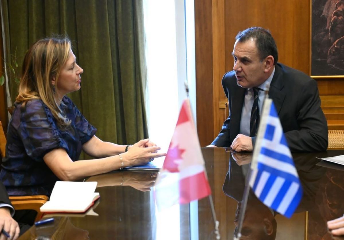 Ν. Παναγιωτόπουλος: Συνάντηση με την πρέσβυ του Καναδά στην Ελλάδα