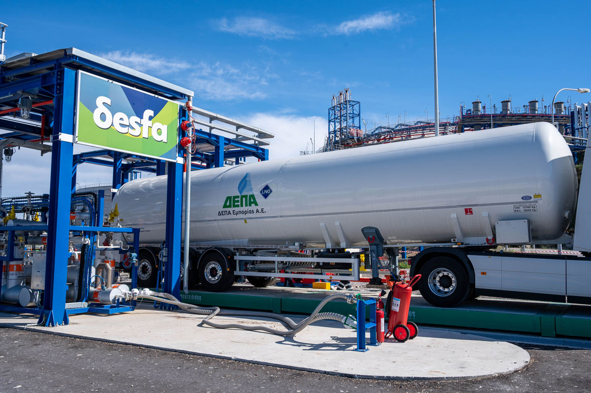 ΔΕΠΑ Εμπορίας: H πρώτη οδική μεταφορά LNG με ειδικό trailer