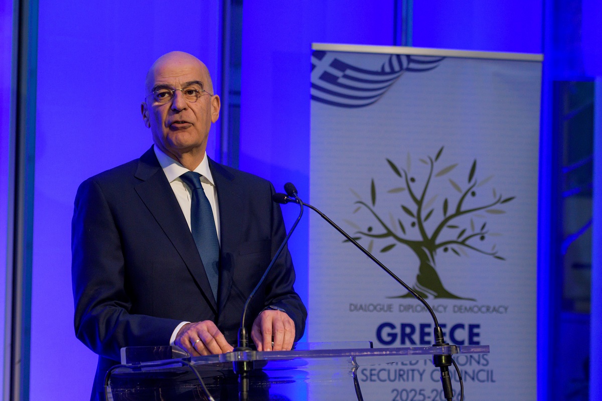 Δένδιας: Με 3Δ η πυξίδα της Ελλάδας για μία θέση στο Συμβούλιο Ασφαλείας