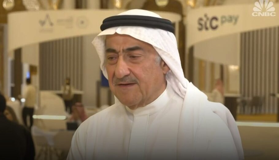 Ο Ammar Al Khudairy, πρόεδρος της Εθνικής Τράπεζας της Σαουδικής Αραβίας © printscreen- cnbc