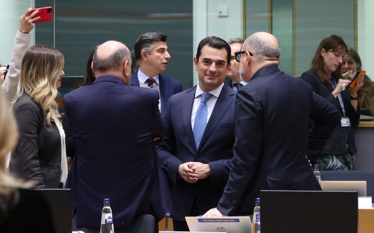 O Kώστας Σκρέκας στο Ευρωπαϊκό Συμβούλιο © consilium.europa.eu