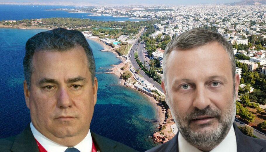Ο Πρόεδρος της ΤΕΜΕΣ κ. Αχιλλέας Β. Κωνσταντακόπουλοςκαι ο Γιώργος Χρυσικός, Πρόεδρος & Διευθύνων Σύμβουλος της Grivalia Hospitality©ΑΠΕ-ΜΠΕ/powergame.gr