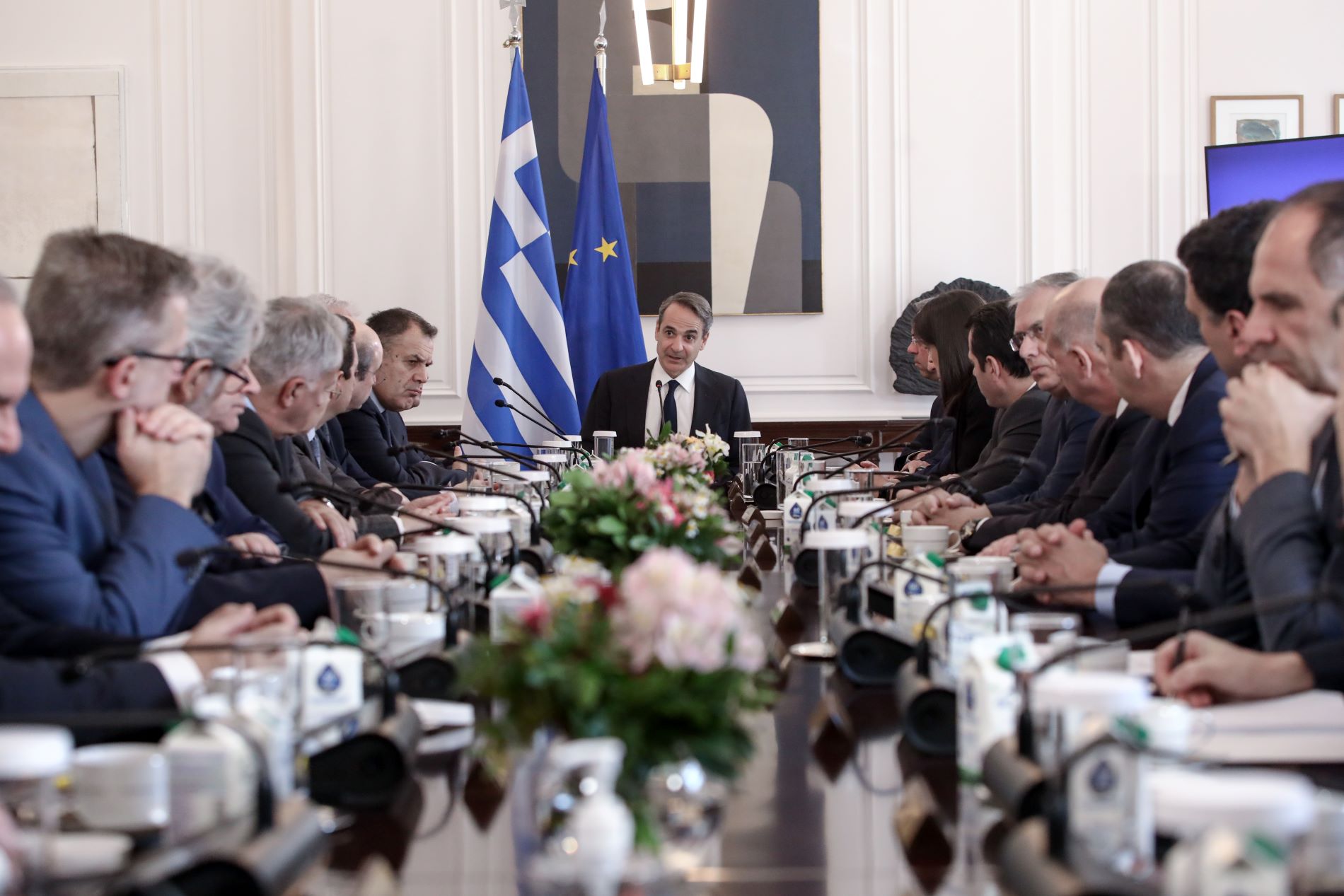 Η χθεσινή συνεδρίαση του υπουργικού συμβουλίου ©Eurokinissi