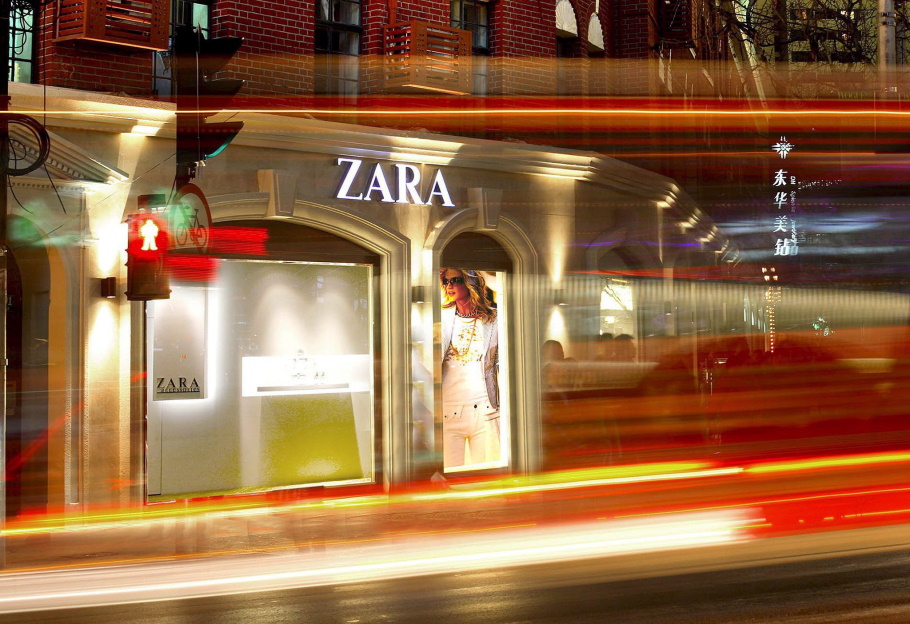 Kατάστημα Zara στη Σαγκάη της Κίνας @EPA/HO