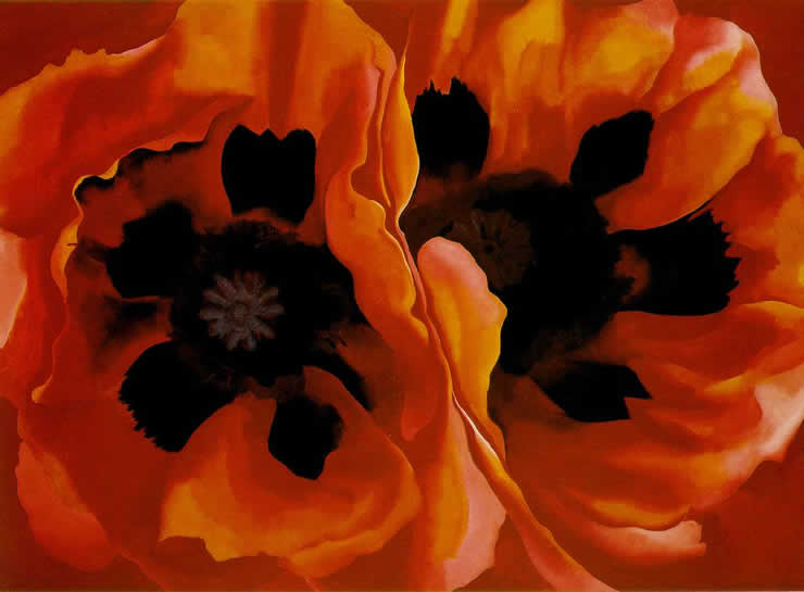 Oriental Poppies © www.georgiaokeeffe.net/oriental-poppies.jsp/