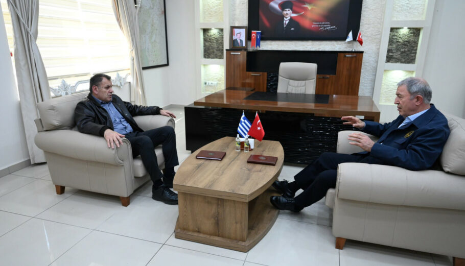 Συνάντηση Παναγιωτόπουλου - Ακάρ στην Τουρκία © Γρ. Τύπου Υπουργείου Εθνικής Άμυνας