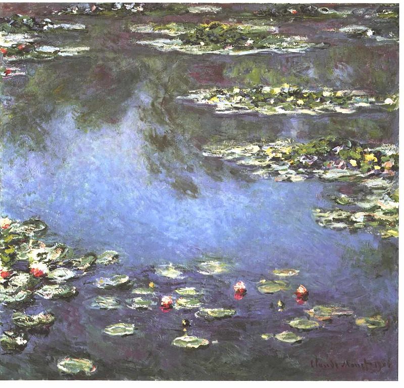 Water lilies © en.wikipedia.org/wiki/Claude_Monet