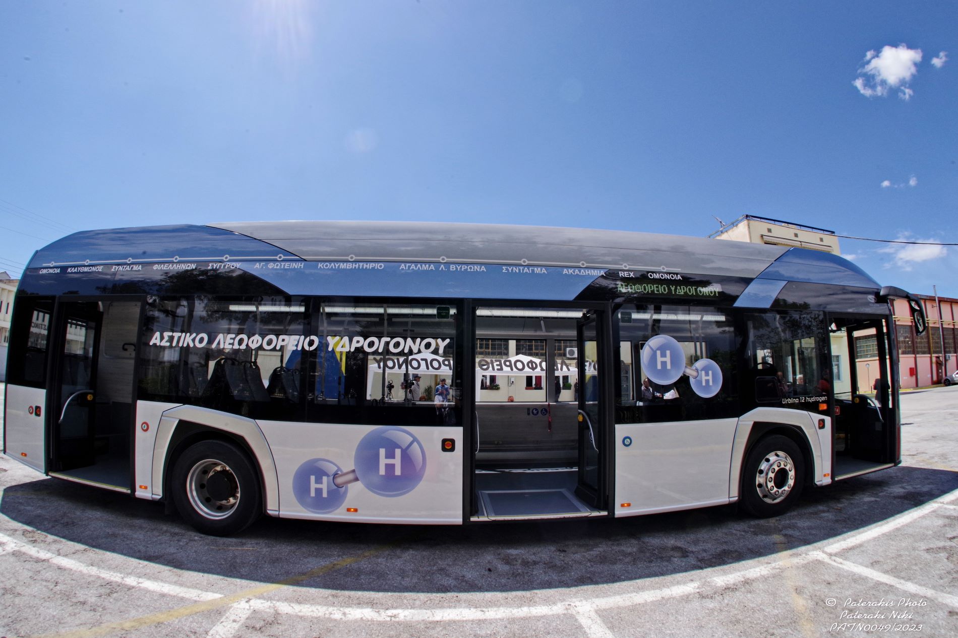 Το πρώτο αστικό λεωφορείο υδρογόνου της ΟΣΥ ΑΕ © ΔΤ