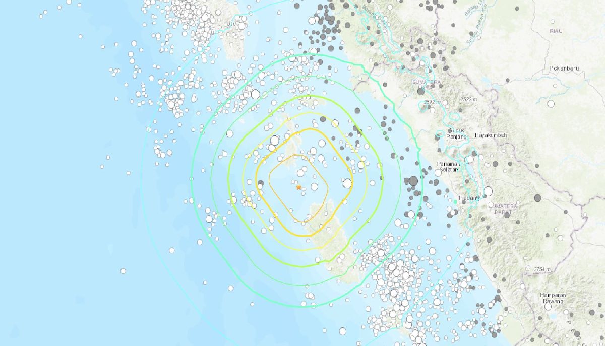 Σεισμός στην Ινδονησία © earthquake.usgs.gov