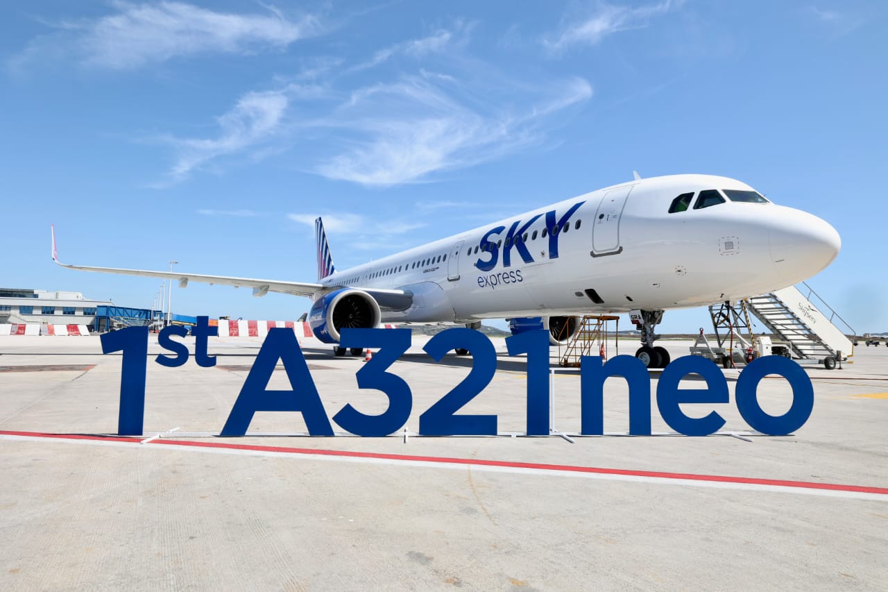 H SKY express παρέλαβε το πρώτο Α321neo © ΔΤ