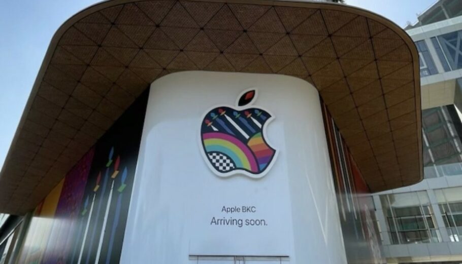 Το πρώτο φυσικό κατάστημα της Apple στην Ινδία © anonCorpChatInd/Twitter