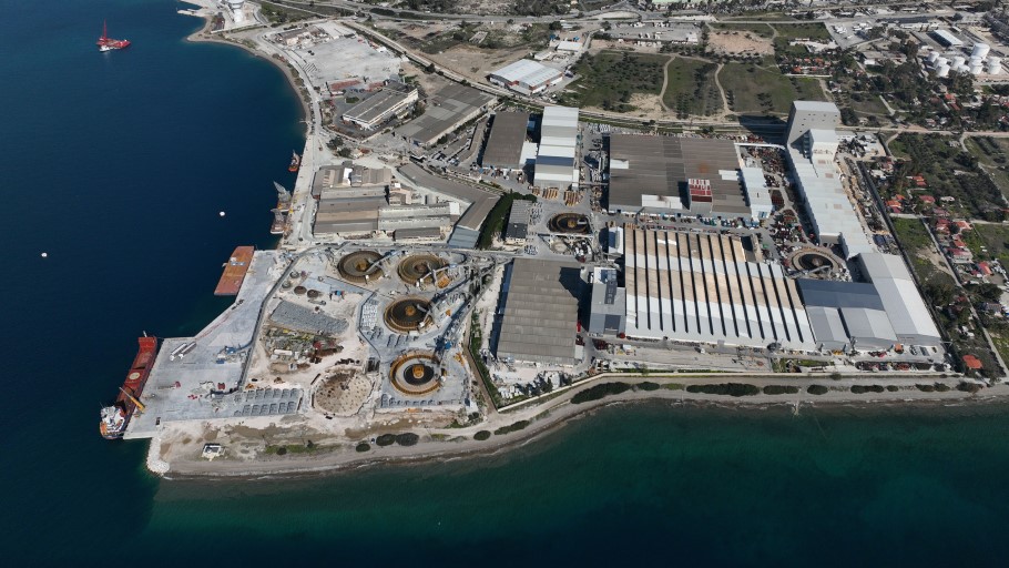 Το εργοστάσιο της Hellenic Cables στην Κόρινθο © ΔΤ