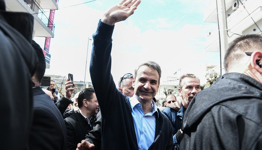 Περιοδεία του Πρωθυπουργού Κυριάκου Μητσοτάκη στην Πετρούπολη @Eurokinissi