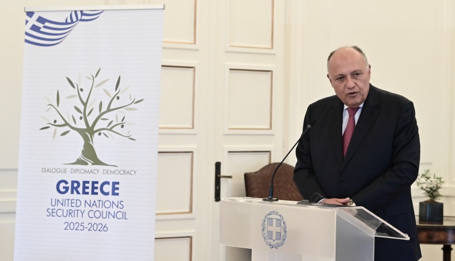 Σάμεχ Σούκρι, Αιγύπτιος ΥΠΕΞ © EUROKINISSI/ΜΙΧΑΛΗΣ ΚΑΡΑΓΙΑΝΝΗΣ