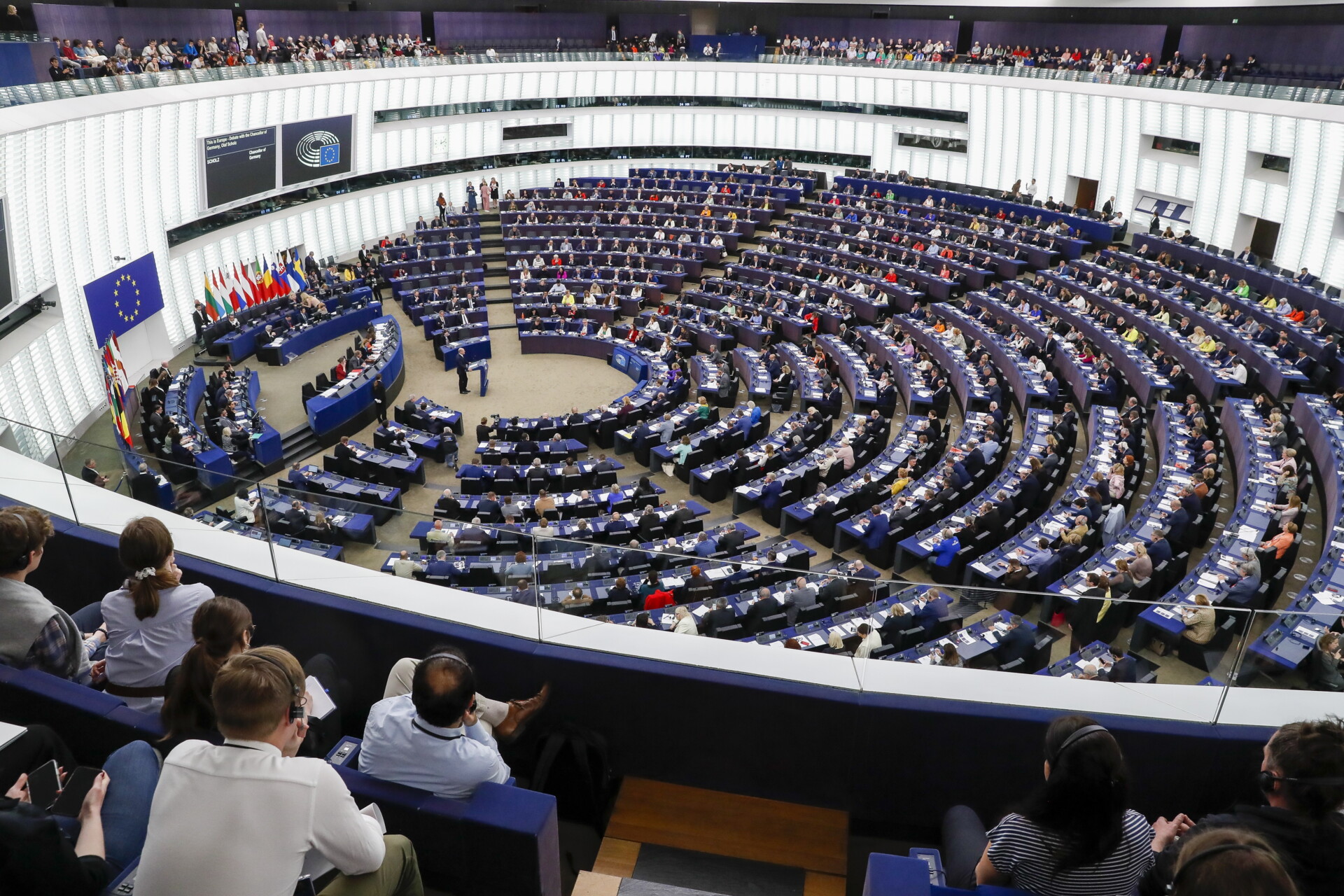 Το Ευρωπαϊκό Κοινοβούλιο © EPA/JULIEN WARNAND