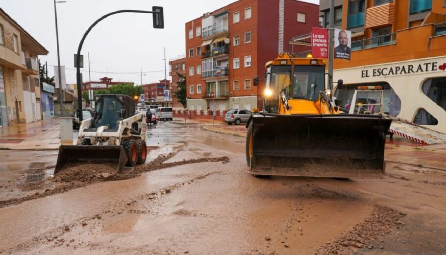Πλημμύρες στην Ισπανία © EPA/Ayuntamiento Cartagena MANDATORY CREDIT HANDOUT