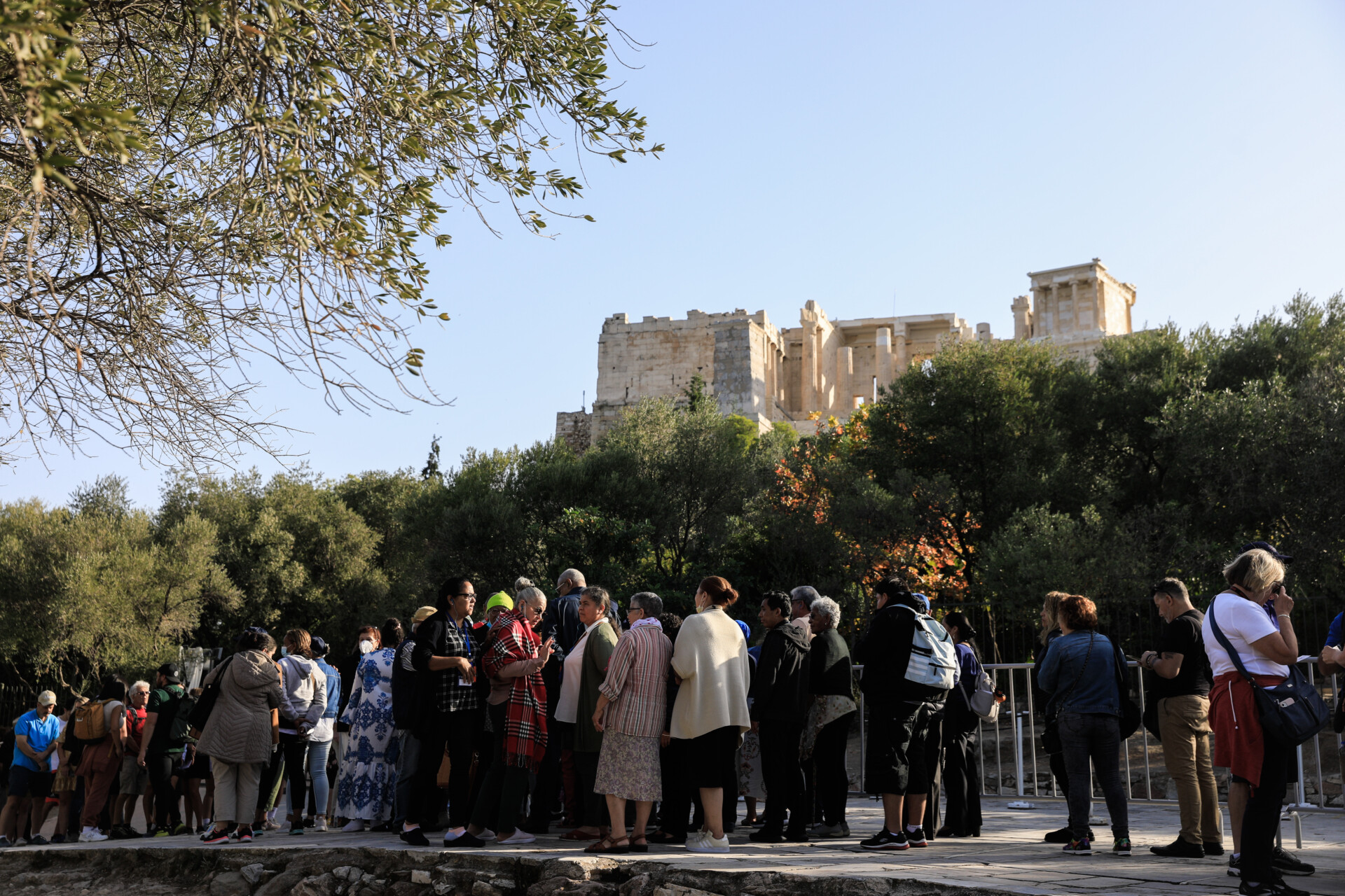 Τουρίστες Ακρόπολη © Eurokinissi