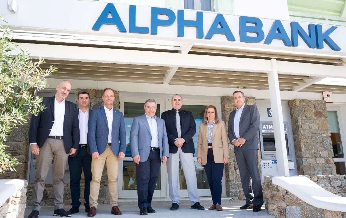 Επίσκεψη της διοικητικής ομάδας της Alpha Bank στη νησιωτική Ελλάδα © ΔΤ