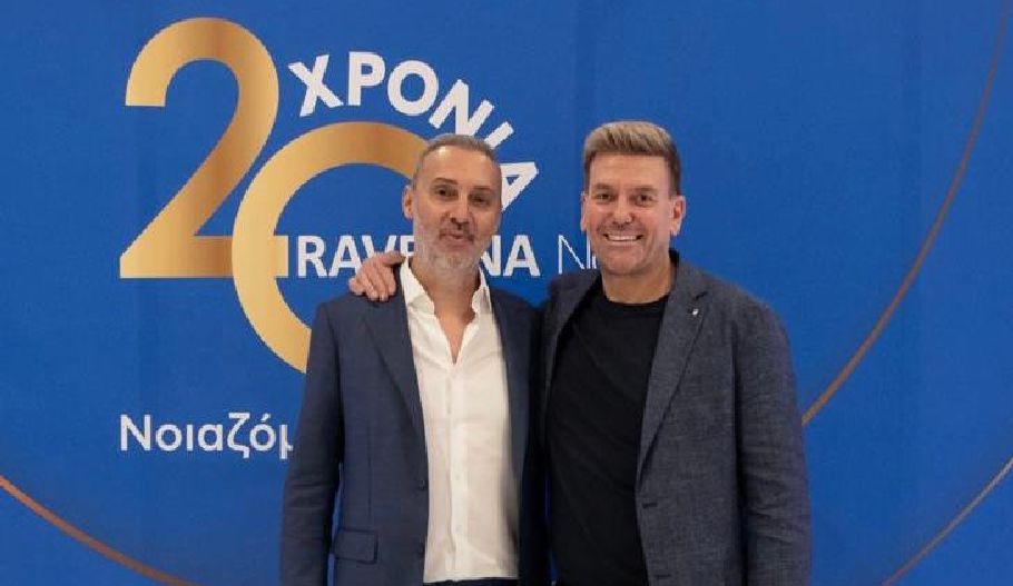 Ο διευθύνων σύμβουλος της Ravenna Ανδρέας-Πλάτωνας Βρεττός και ο Σπύρος Σούλης © Ravenna