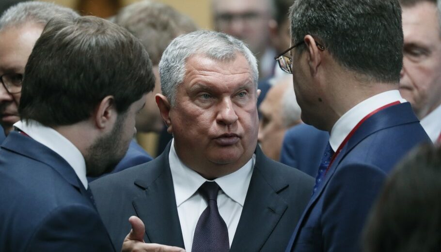 Ο CEO της Rosneft, Ιγκόρ Σέτσιν © EPA/YURI KOCHETKOV