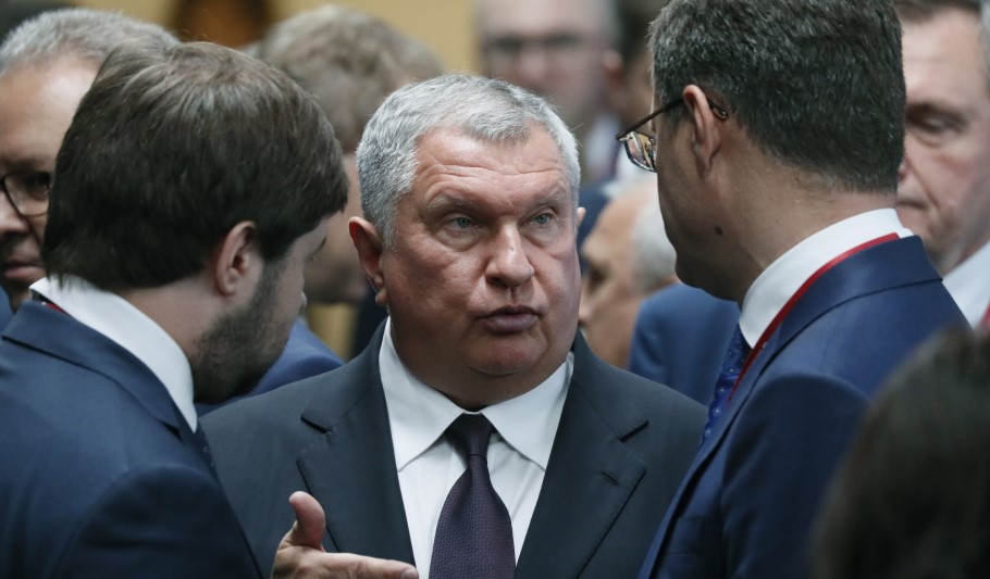 Ο CEO της Rosneft, Ιγκόρ Σέτσιν © EPA/YURI KOCHETKOV