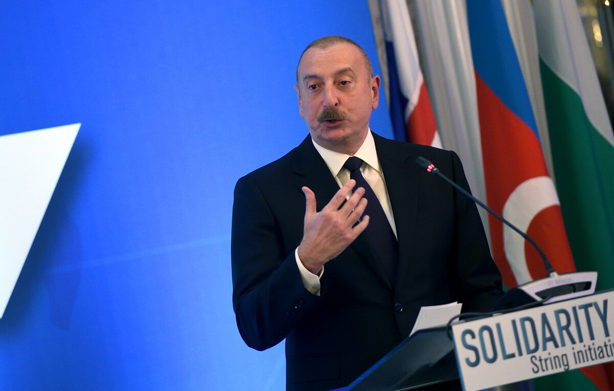 Ο πρόεδρος του Αζερμπαϊτζάν Ιλχάμ Αλίγιεφ © EPA/VASSIL DONEV