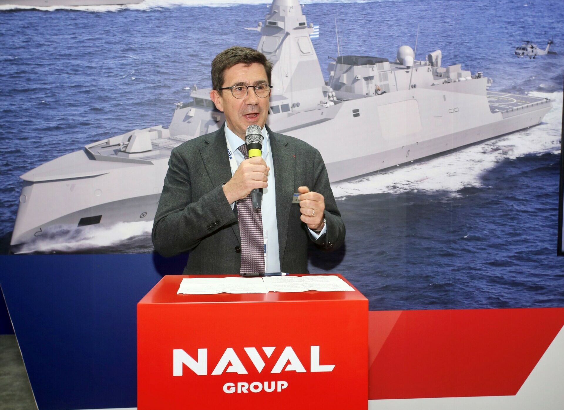 O επικεφαλής του γαλλικού κολοσσού Naval Group Πιερ-Ερίκ Πομελέ© Naval Group