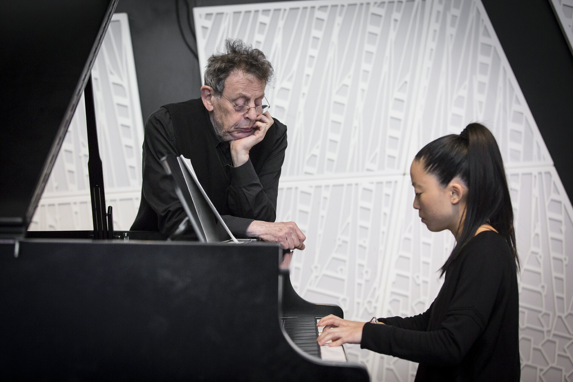 Philip Glass και Pauchi Sasaki ©Rolex / Bart Michiels