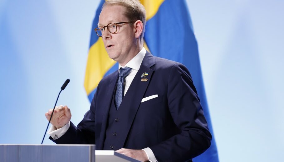 Τομπίας Μπίλστρεμ, υπουργός Εξωτερικών της Σουηδίας © EPA/CHRISTINE OLSSON