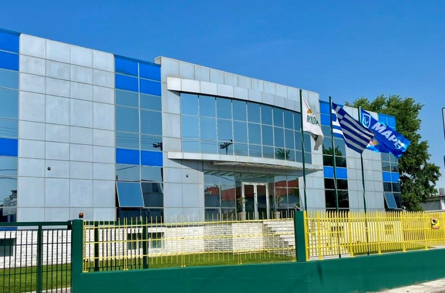 Το Logistic Center της MAPEI στη Θεσσαλονίκη © ΔΤ