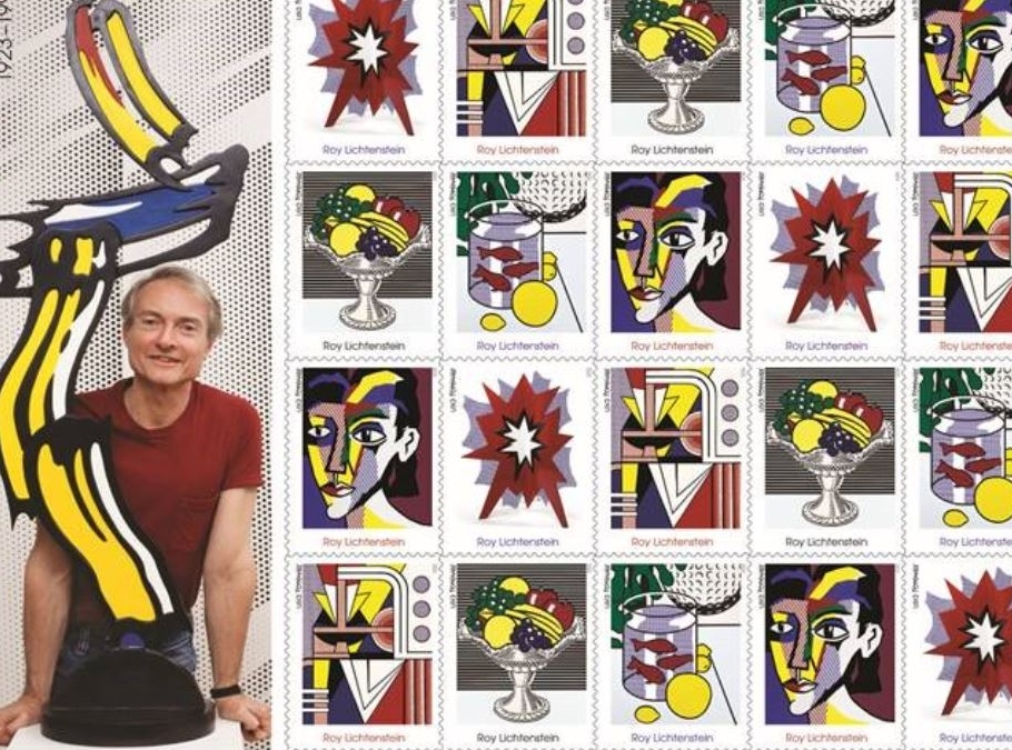 Ο βασιλιάς της pop art Λίχτενσταϊν τώρα και σε γραμματόσημο