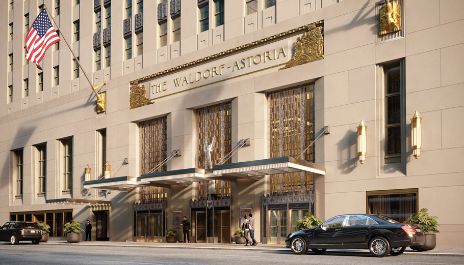 Μακέτα από το Waldorf Astoria New York © https://www.facebook.com/TheWaldorf