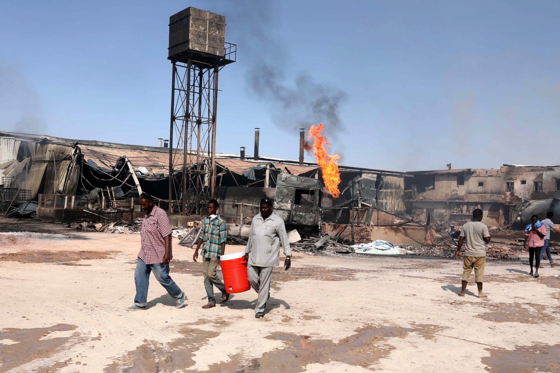 Έκρηξη στο Σουδάν © EPA/MARWAN ALI