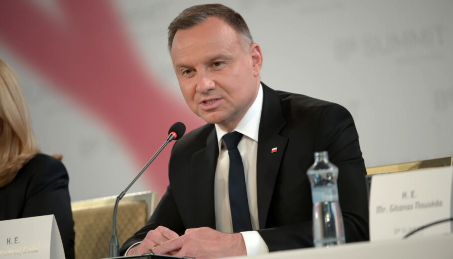 Ο πρόεδρος της Πολωνίας, Αντρέι Ντούντα ©EPA/Marcin Obara POLAND OUT