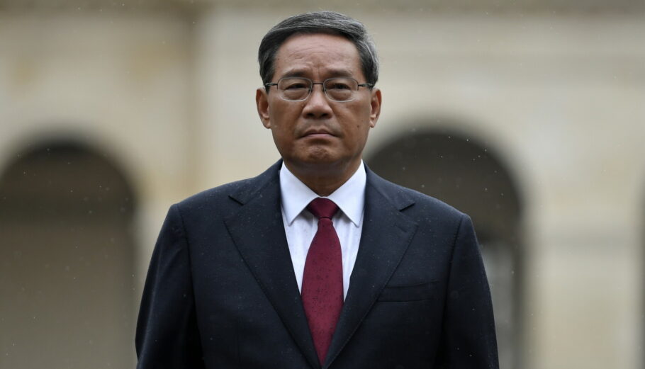 Ο πρωθυπουργός της Κίνας, Λι Τσιάνγκ ©EPA/JULIEN DE ROSA / POOL MAXPPP OUT