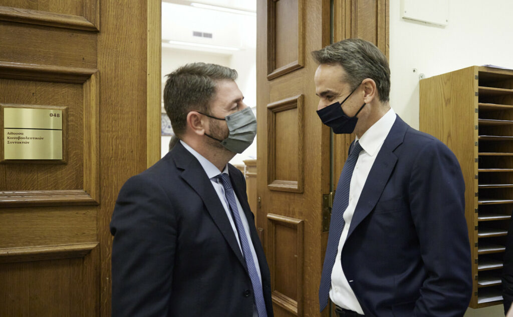Ο Ν. Ανδρουλάκης συνεχάρη τον Κυρ. Μητσοτάκη για τη νίκη του