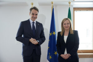 Άμυνα, μεταναστευτικό και ενέργεια ψηλά στην ατζέντα Μητσοτάκη & Μελόνι
