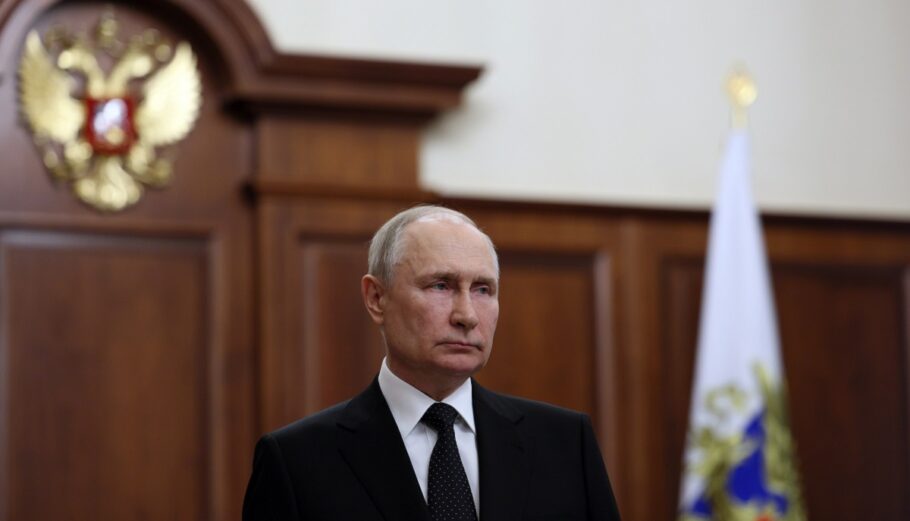 Ο πρόεδρος της Ρωσίας Βλαντιμίρ Πούτιν © EPA/GAVRIIL GRIGOROV/SPUTNIK/KREMLIN POOL MANDATORY CREDIT