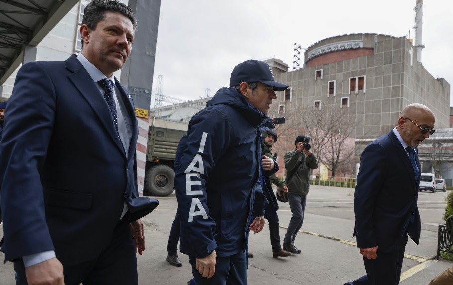 Αυτοψία Γκρόσι στον πυρηνικό σταθμό της Ζαπορίζια