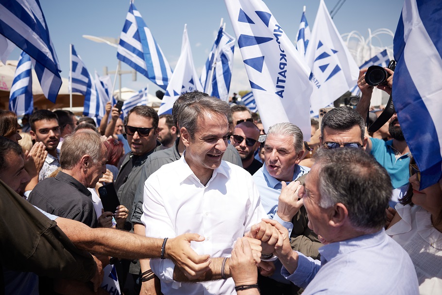 Mητσοτάκης: Αυτοδύναμη Νέα Δημοκρατία το βράδυ της Κυριακής