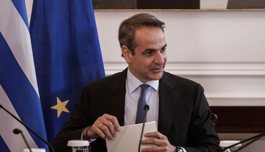 Ο πρωθυπουργός Κυριάκος Μητσοτάκης στο Υπουργικό Συμβούλιο © EUROKINISSI/ΓΙΩΡΓΟΣ ΚΟΝΤΑΡΙΝΗΣ