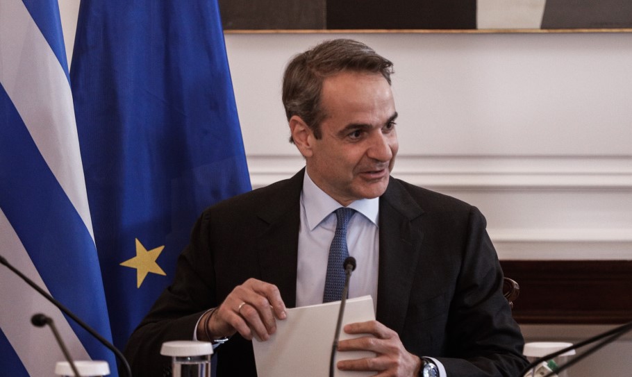 Ο πρωθυπουργός Κυριάκος Μητσοτάκης στο Υπουργικό Συμβούλιο © EUROKINISSI/ΓΙΩΡΓΟΣ ΚΟΝΤΑΡΙΝΗΣ