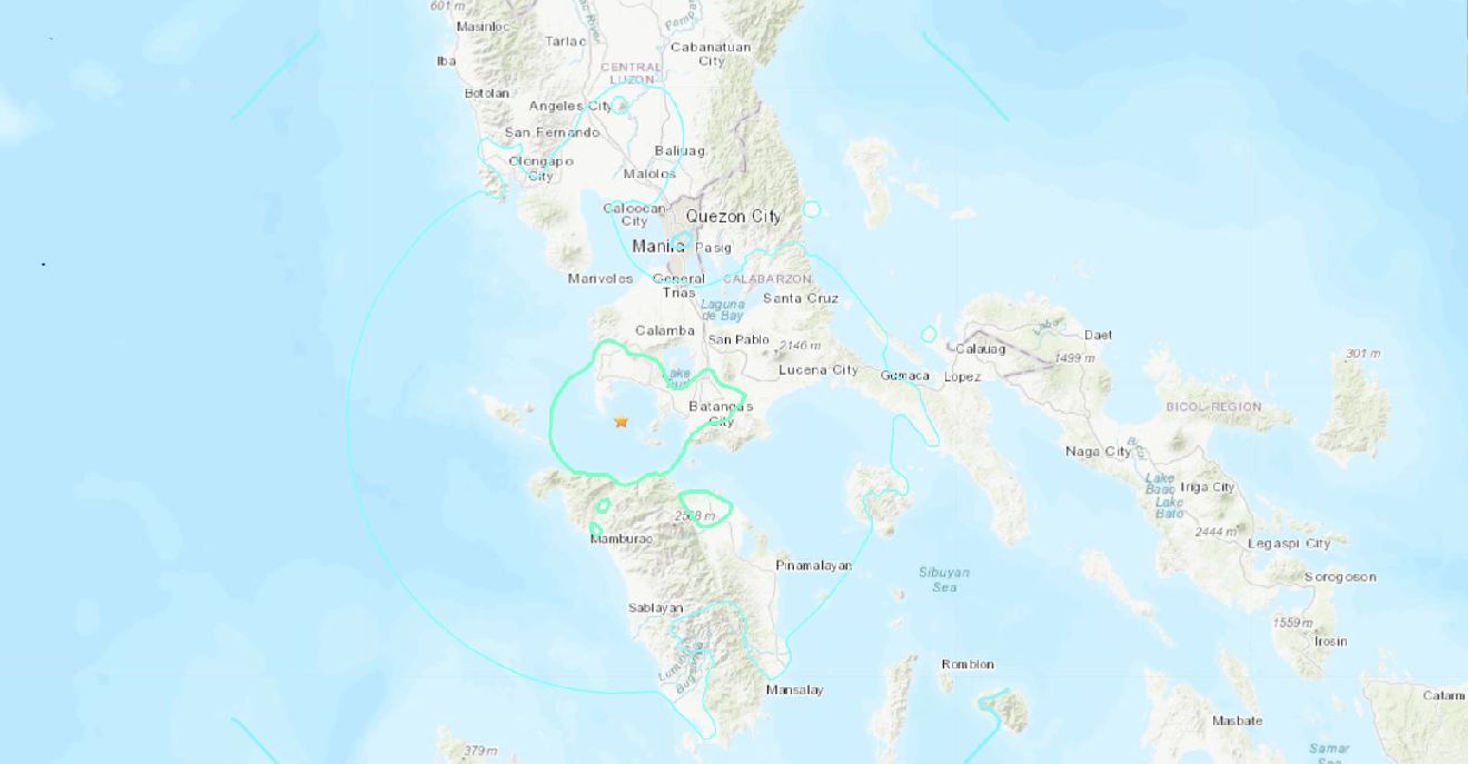 Σεισμός στις Φιλιππίνες © earthquake.usgs.gov/