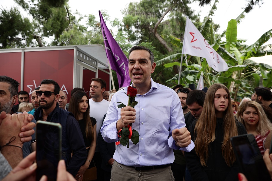 Επίσκεψη του Προέδρου του ΣΥΡΙΖΑ - Προοδευτική Συμμαχία Αλέξη Τσίπρα στο Χαϊδάρι @Eurokinissi