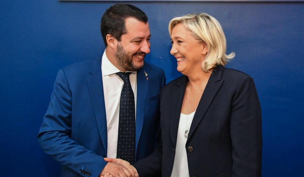 Συνομιλία Σαλβίνι – Λεπέν για τις ευρωπαϊκές συμμαχίες
