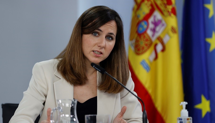 Η επικεφαλής των Podemos, Ιόνη Μπελάρα EPA/MARISCAL